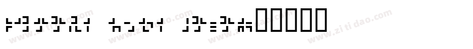 square type kana字体转换